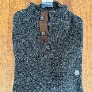 NWT Ralph Lauren Chaps Heather Grey Sweater